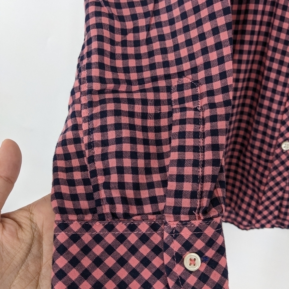 Talbots Checked Roll Tab Long Sleeve Button Down … - image 7